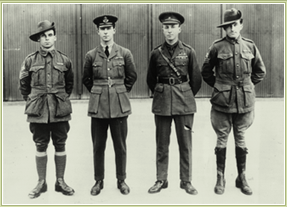 Sergeant W.H. Shiers, Lieutenant Sir Keith Smith, Captain Sir Ross Smith & Sergeant J.M. Bennett